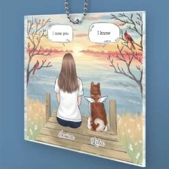 Honor Your Best Friend With A Personal Touch - Memorial Personalized Custom Car Ornament - Acrylic Custom Shaped - Sympathy Gift For Pet Owners, Pet Lovers -Pawfect House Sale 6790be4d60af3