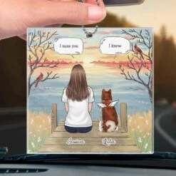 Honor Your Best Friend With A Personal Touch - Memorial Personalized Custom Car Ornament - Acrylic Custom Shaped - Sympathy Gift For Pet Owners, Pet Lovers -Pawfect House Sale 6790be4db1986