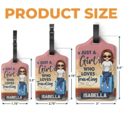 A Fun Way To Keep Your Luggage Identifiable - Travel Personalized Custom Luggage Tag - Holiday Vacation Gift, Gift For Adventure Travel Lovers -Pawfect House Sale 6790dc3e2ace4