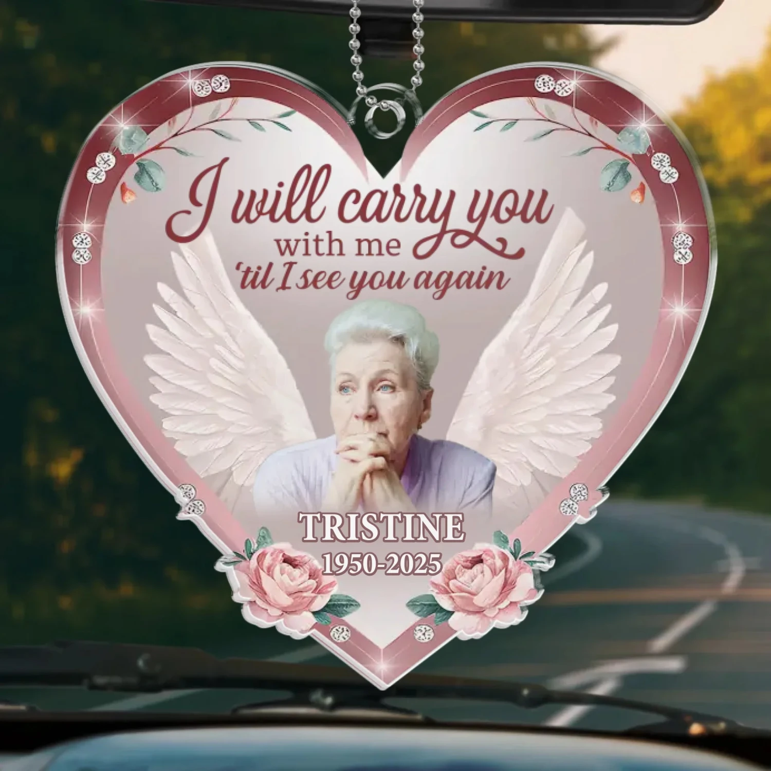 Custom Photo Rest In Peace, Dear Soul - Memorial Personalized Custom Car Ornament - Acrylic Custom Shaped - Sympathy Gift For Family Members 2 Custom Photo Rest In Peace, Dear Soul - Memorial Personalized Custom Car Ornament - Acrylic Custom Shaped - Sympathy Gift For Family Members - Image 2