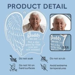 Custom Photo Your Memory Is Etched In My Soul, Forever - Memorial Personalized Custom Car Ornament - Acrylic Custom Shaped - Sympathy Gift For Family Members -Pawfect House Sale 6791a230ce360