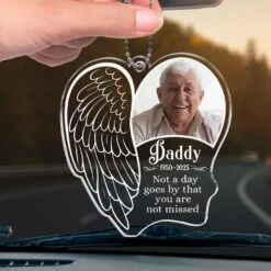 Custom Photo Your Memory Is Etched In My Soul, Forever - Memorial Personalized Custom Car Ornament - Acrylic Custom Shaped - Sympathy Gift For Family Members -Pawfect House Sale 6791a2318a732