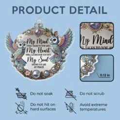 Cherished Memories Live Forever - Memorial Personalized Custom Car Ornament - Acrylic Custom Shaped - Sympathy Gift For Family Members -Pawfect House Sale 6791a690a8c89