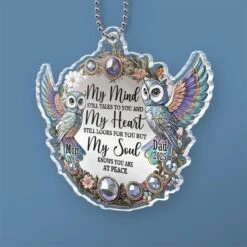 Cherished Memories Live Forever - Memorial Personalized Custom Car Ornament - Acrylic Custom Shaped - Sympathy Gift For Family Members -Pawfect House Sale 6791a690c5bd5