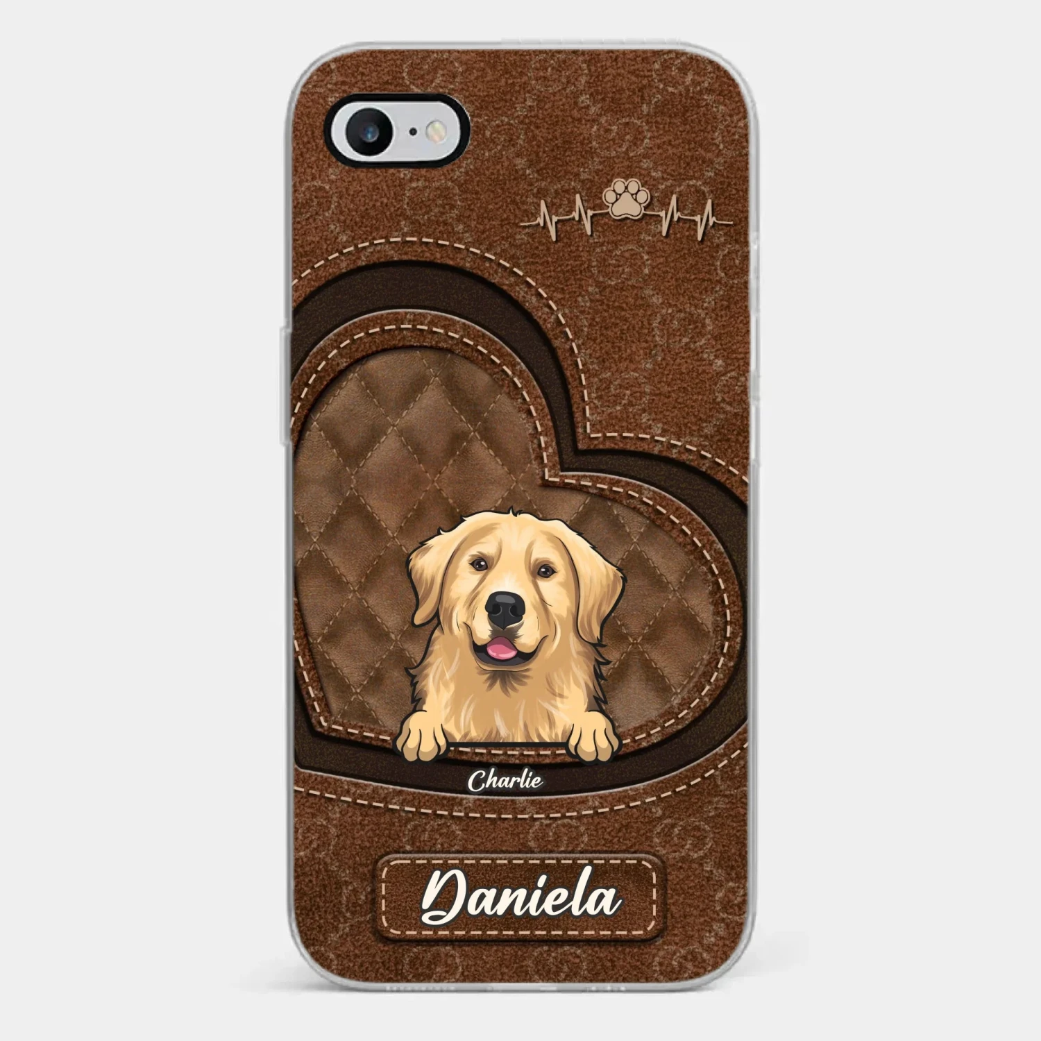 Love Grows With Every Paw Print - Dog & Cat Personalized Custom Clear Phone Case - Gift For Pet Owners, Pet Lovers 2 Love Grows With Every Paw Print - Dog & Cat Personalized Custom Clear Phone Case - Gift For Pet Owners, Pet Lovers - Image 2