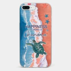Happiness Is Being A Grandma - Family Personalized Custom 3D Inflated Effect Printed Clear Phone Case - Gift For Mom, Grandma -Pawfect House Sale 6791c8e218970 a393531c a8e2 480b 8a0b 4519c7d3a495