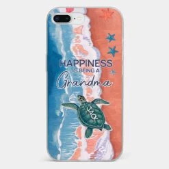 Happiness Is Being A Grandma - Family Personalized Custom 3D Inflated Effect Printed Clear Phone Case - Gift For Mom, Grandma -Pawfect House Sale 6791c8e6f002e fa82c37a b232 4932 a454 53b64c3cbc8e