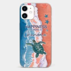 Happiness Is Being A Grandma - Family Personalized Custom 3D Inflated Effect Printed Clear Phone Case - Gift For Mom, Grandma -Pawfect House Sale 6791c8f0491c2 2156a939 ac96 4c2c af1f e1829d5f0959