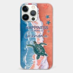 Happiness Is Being A Grandma - Family Personalized Custom 3D Inflated Effect Printed Clear Phone Case - Gift For Mom, Grandma -Pawfect House Sale 6791c909d19bd cfe30606 c991 4710 9436 1b02b7542193