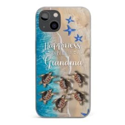 This Love Is As Vast And Deep As The Ocean - Family Personalized Custom 3D Inflated Effect Clear Phone Case - Gift For Mom, Grandma