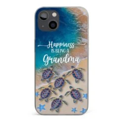 Grandma's Love Is The Vine That Connects Generations - Family Personalized Custom 3D Inflated Effect Printed Clear Phone Case - Gift For Mom, Grandma