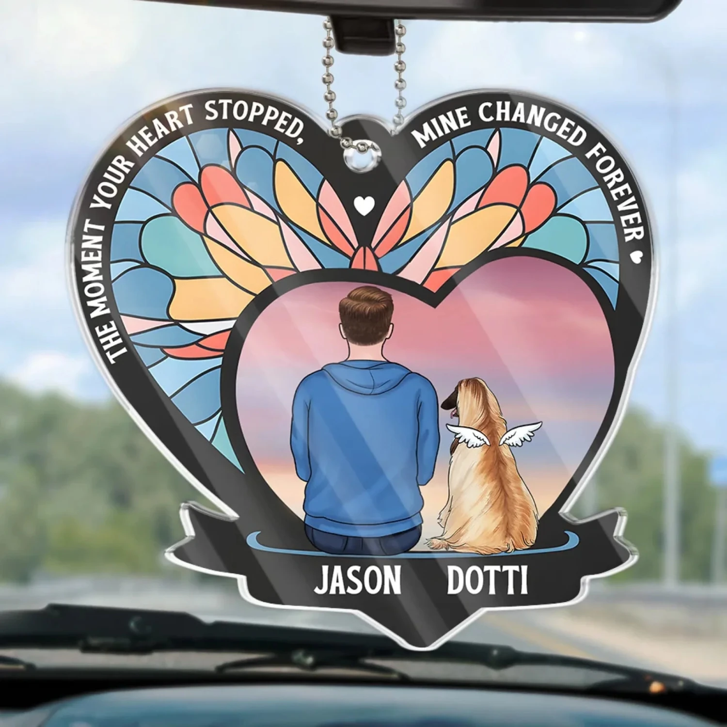 A Loyal Friend, A Gentle Soul - Memorial Personalized Custom Car Ornament - Acrylic Custom Shaped - Sympathy Gift For Pet Owners, Pet Lovers 1 A Loyal Friend, A Gentle Soul - Memorial Personalized Custom Car Ornament - Acrylic Custom Shaped - Sympathy Gift For Pet Owners, Pet Lovers