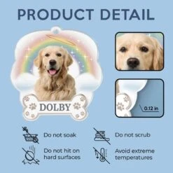 Custom Photo In Our Hearts, You’ll Always Stay - Memorial Personalized Custom Car Ornament - Acrylic Custom Shaped - Sympathy Gift For Pet Owners, Pet Lovers -Pawfect House Sale 6791d0ae8f594