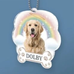 Custom Photo In Our Hearts, You’ll Always Stay - Memorial Personalized Custom Car Ornament - Acrylic Custom Shaped - Sympathy Gift For Pet Owners, Pet Lovers -Pawfect House Sale 6791d0afa226f