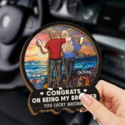 We Never Walk Alone - Family Personalized Custom Car Visor Clip - Gift For Siblings, Brothers, Sisters -Pawfect House Sale 6791fe8f1b8b3