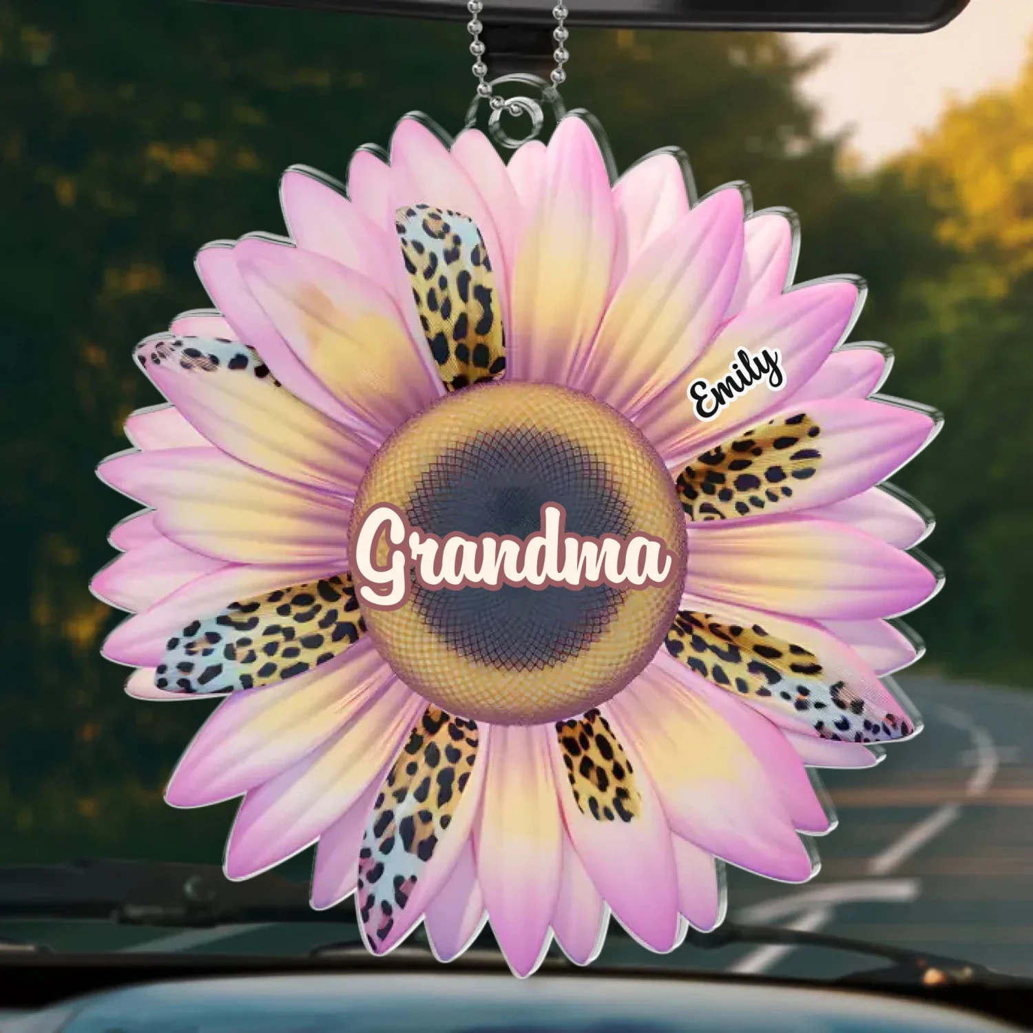 Grandmas Are The Gardeners Of Happiness - Family Personalized Custom Car Ornament - Acrylic Custom Shaped - Gift For Mom, Grandma 2 Grandmas Are The Gardeners Of Happiness - Family Personalized Custom Car Ornament - Acrylic Custom Shaped - Gift For Mom, Grandma - Image 2