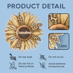 A Grandchild Is A Grandparent’s Treasure - Family Personalized Custom Car Ornament - Acrylic Custom Shaped - Gift For Mom, Grandma -Pawfect House Sale 67922f9611ba6