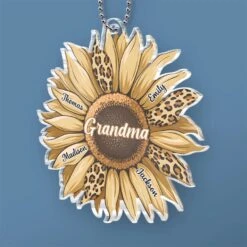 A Grandchild Is A Grandparent’s Treasure - Family Personalized Custom Car Ornament - Acrylic Custom Shaped - Gift For Mom, Grandma -Pawfect House Sale 67922f9663204