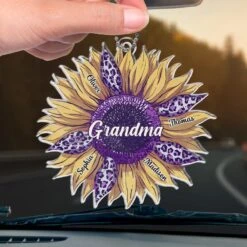The Best Part Of Growing Older Is Becoming A Grandparent - Family Personalized Custom Car Ornament - Acrylic Custom Shaped - Gift For Mom, Grandma -Pawfect House Sale 67922fac70896