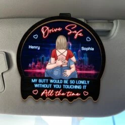 You Are The Song My Heart Sings - Couple Personalized Custom Car Visor Clip - Gift For Husband Wife, Anniversary