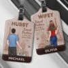 Life’s Journey Is Sweeter When Shared With You - Travel Personalized Custom Combo 2 Luggage Tags - Holiday Vacation Gift, Gift For Adventure Travel Lovers, Husband Wife, Anniversary