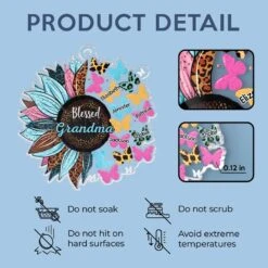 Life Is The Flower For Which Love Is The Honey - Family Personalized Custom Car Ornament - Acrylic Custom Shaped - Gift For Mom, Grandma -Pawfect House Sale 67a41814a0603