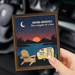 Adventure Awaits In Every Sunrise - Family Personalized Custom Car Visor Clip - Gift For Yourself, Best Friends, Siblings, Family Members -Pawfect House Sale 67a434f1b38db