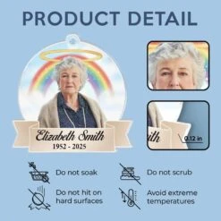 Custom Photo Holding You Close In Our Prayers - Memorial Personalized Custom Car Ornament - Acrylic Custom Shaped - Sympathy Gift For Family Members -Pawfect House Sale 67a48240b077d