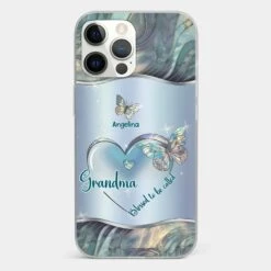 Blessed To Be Called A Grandma - Family Personalized Custom Clear Phone Case - Gift For Mom, Grandma -Pawfect House Sale 67a49bfce22f1 cf894043 360c 45ee a7fb 15063d38ab08