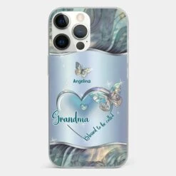 Blessed To Be Called A Grandma - Family Personalized Custom Clear Phone Case - Gift For Mom, Grandma -Pawfect House Sale 67a4a20102aeb 468287bf b154 4a92 8c4c 9b3609614805