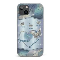Home Is Where Your Grandma Is - Family Personalized Custom Clear Phone Case - Gift For Mom, Grandma