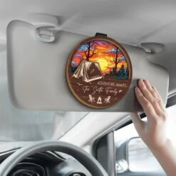 Breathe In Nature - Family Personalized Custom Car Visor Clip - Gift For Yourself, Best Friends, Siblings, Family Members -Pawfect House Sale 67a57338d146e