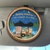 Making Memories One Campsite At A Time - Family Personalized Custom Car Visor Clip - Gift For Yourself, Best Friends, Siblings, Family Members
