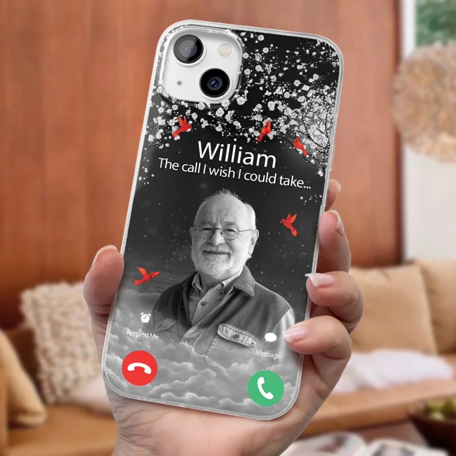 Custom Photo The Call I Wish I Could Take - Memorial Personalized Custom Clear Phone Case - Sympathy Gift For Family Members 3 Custom Photo The Call I Wish I Could Take - Memorial Personalized Custom Clear Phone Case - Sympathy Gift For Family Members - Image 3