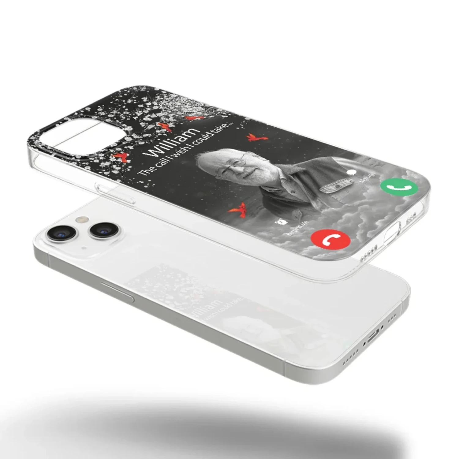 Custom Photo The Call I Wish I Could Take - Memorial Personalized Custom Clear Phone Case - Sympathy Gift For Family Members 4 Custom Photo The Call I Wish I Could Take - Memorial Personalized Custom Clear Phone Case - Sympathy Gift For Family Members - Image 4
