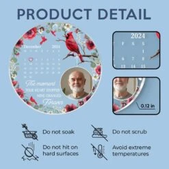 Custom Photo In My Heart, You Live On - Memorial Personalized Custom Car Ornament - Acrylic Custom Shaped - Sympathy Gift For Family Members -Pawfect House Sale 67ae880fc4d44