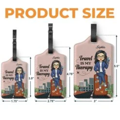 A Little Something To Make Traveling More Fun - Travel Personalized Custom Luggage Tag - Holiday Vacation Gift, Gift For Adventure Travel Lovers -Pawfect House Sale 67af45e9b3137