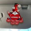 Perfect For The Woman Who Loves Unconditionally - Family Personalized Custom Car Visor Clip - Gift For Mom, Grandma