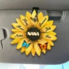 A Heartfelt Gesture To Show How Much They Mean To You - Family Personalized Custom Car Visor Clip - Gift For Mom, Grandma