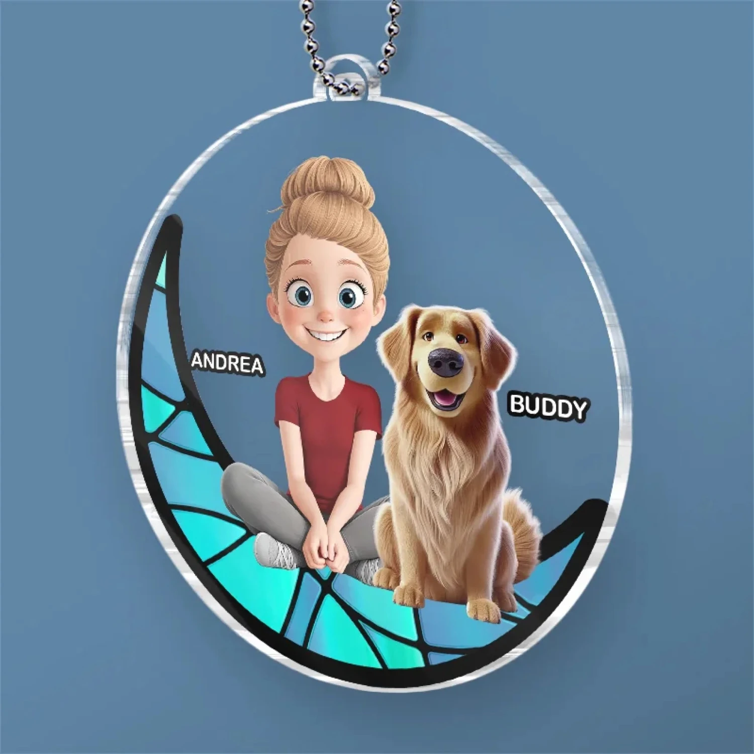No Treat Can Match My Love For You - Dog & Cat Personalized Custom Car Ornament - Acrylic Custom Shaped - Gift For Pet Owners, Pet Lovers 3 No Treat Can Match My Love For You - Dog & Cat Personalized Custom Car Ornament - Acrylic Custom Shaped - Gift For Pet Owners, Pet Lovers - Image 3