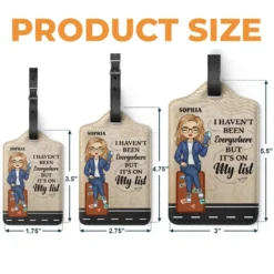 Travel Far, Live Fully - Travel Personalized Custom Luggage Tag - Holiday Vacation Gift, Gift For Adventure Travel Lovers 9 Travel Far, Live Fully - Travel Personalized Custom Luggage Tag - Holiday Vacation Gift, Gift For Adventure Travel Lovers -Pawfect House Sale 67b2e7de50986