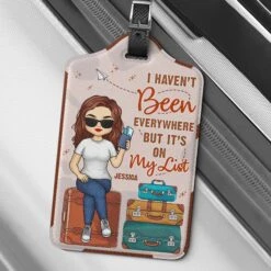 Go Where You Feel Alive - Travel Personalized Custom Luggage Tag - Holiday Vacation Gift, Gift For Adventure Travel Lovers