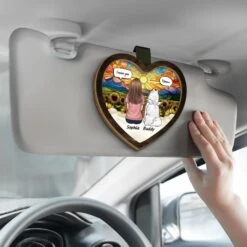 Gone From My Side, But Never From My Heart - Dog Personalized Custom Car Visor Clip - Gift For Pet Owners, Pet Lovers -Pawfect House Sale 67b2ec739b0f9