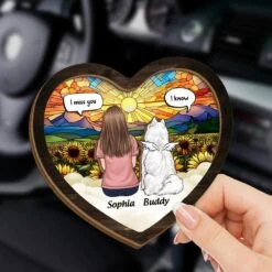 Gone From My Side, But Never From My Heart - Dog Personalized Custom Car Visor Clip - Gift For Pet Owners, Pet Lovers -Pawfect House Sale 67b2ec7b886ba
