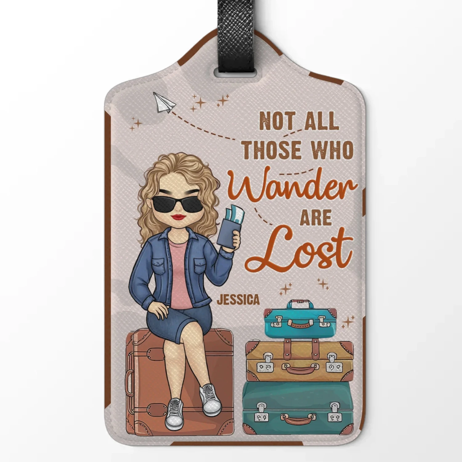 Go Where You Feel Alive - Travel Personalized Custom Luggage Tag - Holiday Vacation Gift, Gift For Adventure Travel Lovers 2 Go Where You Feel Alive - Travel Personalized Custom Luggage Tag - Holiday Vacation Gift, Gift For Adventure Travel Lovers - Image 2