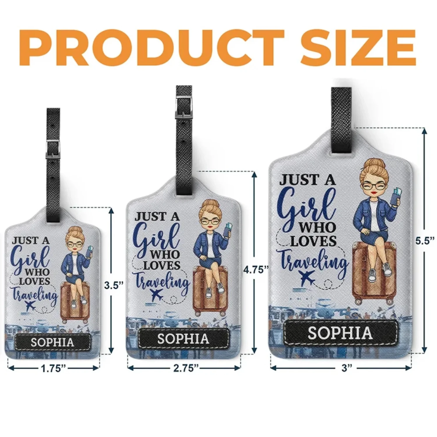 Keep Moving, Keep Exploring - Travel Personalized Custom Luggage Tag - Holiday Vacation Gift, Gift For Adventure Travel Lovers 5 Keep Moving, Keep Exploring - Travel Personalized Custom Luggage Tag - Holiday Vacation Gift, Gift For Adventure Travel Lovers - Image 5