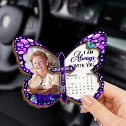Custom Photo Angels Watch Over You Now - Memorial Personalized Custom Car Visor Clip - Sympathy Gift For Family Members -Pawfect House Sale 67b2fe7abb825