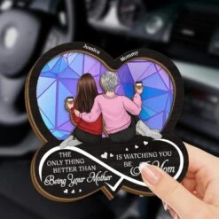 A Mother’s Love Knows No Limits - Family Personalized Custom Car Visor Clip - Gift For Mom, Daughter -Pawfect House Sale 67b30aca1ef1b