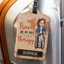Wander Often, Wonder Always - Travel Personalized Custom Luggage Tag - Holiday Vacation Gift, Gift For Adventure Travel Lovers -Pawfect House Sale 67b3104247a09