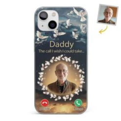 Custom Photo Because Every Memory Deserves A Special Place - Memorial Personalized Custom Clear Phone Case - Sympathy Gift For Family Members